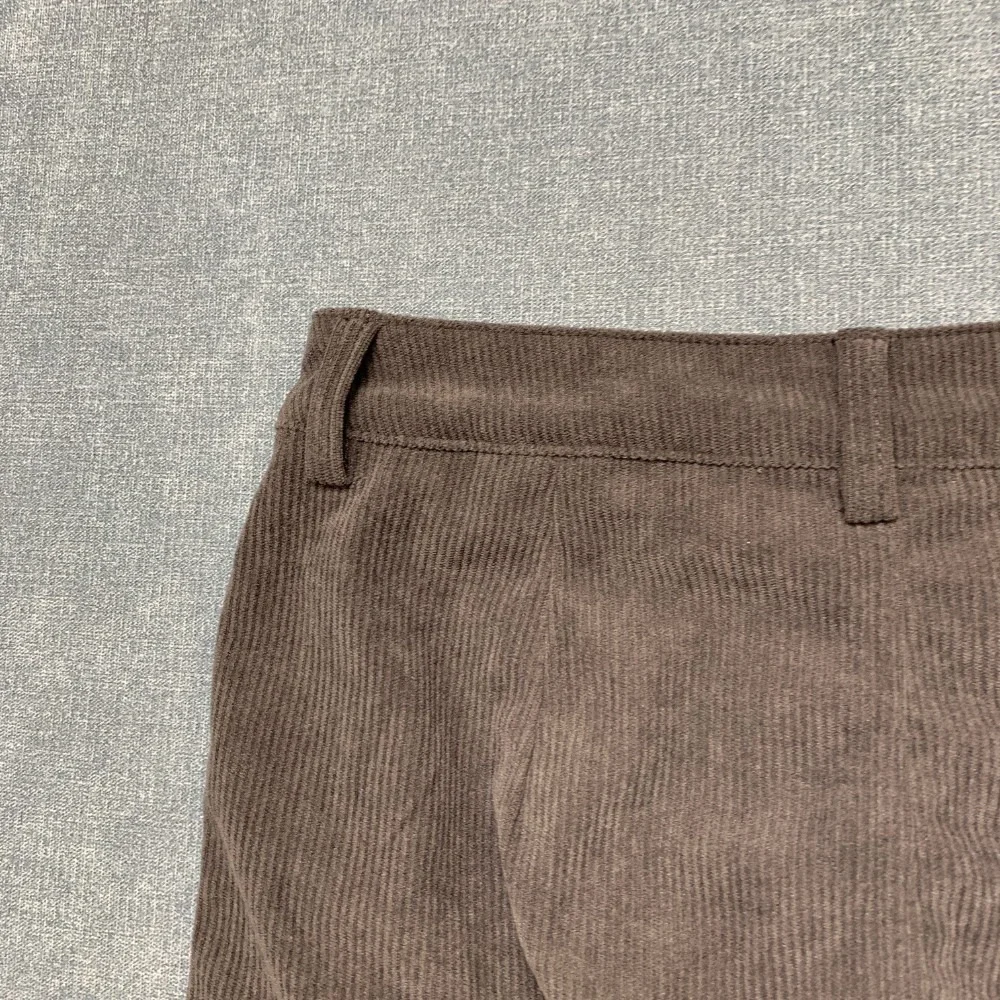 Windsor Stylish Vibe Corduroy Mini Skort Skirt Womens XS Black High-Rise Waist